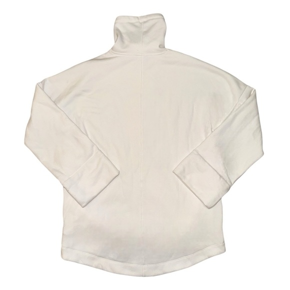 Athleta cozy karma funnel neck sweatshirt magnolia white women’s size XS - Picture 3 of 9